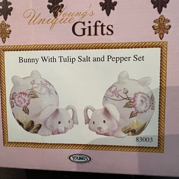 Bunny/Rabbit Salt & Pepper Shakers Healtfelt  Kitchen Creations - Picture 7 of 8